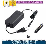Alimentatore Universale 36W 9-24V 2000mA Compatibile Stampanti