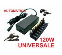 Alimentatore universale AUTOMATICO Da 15V a 24V 6A Caricabatterie 120W notebook