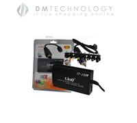 ALIMENTATORE UNIVERSALE NOTEBOOK 150 WATT CASA/AUTO+PORTA USB DA 12V A 24V LINQ