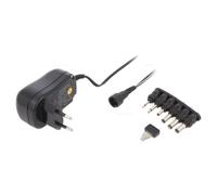 Alimentatore universale stabilizzato spina 3-12V DC 1A connettori DC e Jack