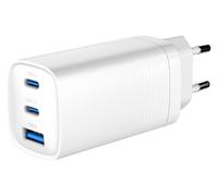 Alimentatore universale USB Type-A, USB Type-C GaN White 65W TA UC PDQC65 01 W