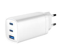 Alimentatore universale USB Type-A, USB Type-C GaN White 65W TA UC PDQC65 01 W