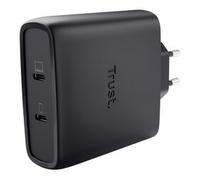 TRUST MAXO 100W 2P USB-C GAN CHARGER BLK 25527