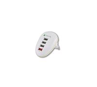 Alimentatore USB 4 porte switching stabilizzato 5VDC 2,5A per Tablet, Smarphone