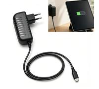 Alimentatore USB-C 5V 3A per Rasp-berry Pi 3 4 4B, Cavo Fisso 1m | Design Compatto Senza Interruttore, Adatto Anche a DVD Portatili e Schermi LED, non Compatibile con Rasp-berry Pi 5
