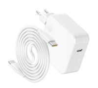 Alimentatore USB C 65W 67W per MacBook Pro/Air 13 14 15 Pollici 2024 2023 2022 2021 2020 M1 M2 M3, i-Pad Pro 12,9/11 Pollici, i-Phone Huawei per Samsung per Lenovo Dell HP Asus, Caricatore Macbook
