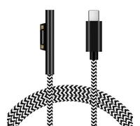 Alimentatore USB-C da 15 V 3 A compatibile con Microsoft Surface Pro 3 4 5 6 7, cavo adattatore di ricarica PD, caricabatterie rapido per tablet