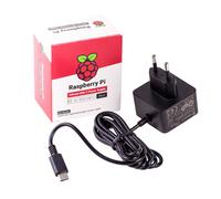 Raspberry Pi 4 USB-C Power Supply Spina UE (Nero)