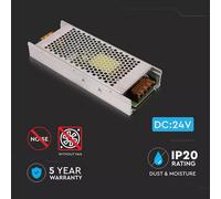 ALIMENTATORE V-TAC SLIM 24V STABILIZZATO ILLUMINAZIONE LED 60 120 150 250 350 W