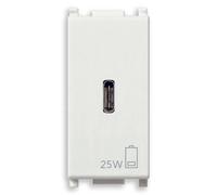 Alimentatore USB 25W 1M bianco VIMAR PLANA 14292.C.25