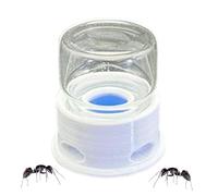 AlimentatoreeFormiche Trasparenti Da 12 Ml - 3,6x3,8 Cm/1.42x1,5 Pollici AlimentatoreeFormiche | Stazione Idrica Dei Grilli | AlimentatoreeBevute Trasparente Anti-annegamento Per Formica, Ape