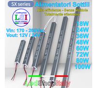 Alimentatori 12V/24V Super Sottili per strisce led Faretti - alta efficienza [EEK: A+]