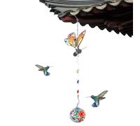 Alimentatori Per Colibrì Per Esterni Ornamento In Per Mangiatoia | Mangiatoia Per Colibrì Con Campanelli A Per L'In Cortili Giardini Sentieri Percorsi E Feste