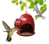 Alimentatori per Uccelli Esterni Casa in Metallo Impermeabile | Decorazione Giardino Mangiatoie Esterni Per Attrarre Osservare Cardellino Colibrì Giardino Portico Balcone