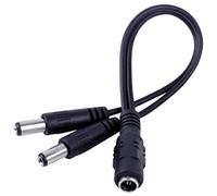ALIMENTATORI TIGER - Cavo sdoppiatore AWG da 2,1 mm - da 1 a 2 vie