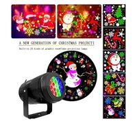 Alimentaze USB Fiocco di neve Proiettore natalizio Lucine a LED Decorazi for interni Moi di Babbo Natale Nevicata Regalo di proieze Festa di nozze di Natale, Con Una Visione Realistica