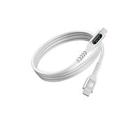 Cavo intrecciato schermo C/C 2m 5A/PD100W bianco riciclato