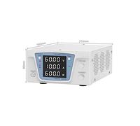 Alimentazione CC Alimentatore CC da laboratorio Alimentatore stabilizzato Regolabile variabile Sorgente da banco regolata digitale 60V 10A 30V 20A Alimentatore lineare da banco ad alta precisione ( Co