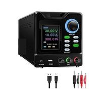 Alimentazione CC Alimentatore Da Laboratorio Regolabile A Tensione Stabilizzata CC Controllato Da Programma Con Porta For La Comunicazione Con Il Computer Multiprotezione ( Color : RS232-SPPSD3010 )