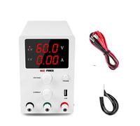Alimentazione CC variabile, LCD. Commutazione digitale DC. Regolatori di tensione di alimentazione Regolatori Lab Repair Regolabile 110 / Energy Fontion 3 0V 60 V 10A 5A Proteggere gli occhi(R-SPS605)
