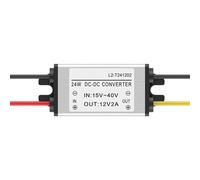 Alimentazione Da 24 V A 12 V - Convertitore Regolatore Di Tensione Riduttore Regolabile | Trasformatore Automotive Modulo Dollaro per Protezione Dispositivo Elettronico D