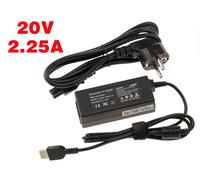 Alimentazione per Laptop 20V 2.25A Attacco Quadrato - per Lenovo