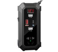 Alimentazione semplificata per veicoli, conversione affidabile di 12/24 volt CC in corrente alternata utilizzabile con uscite USB