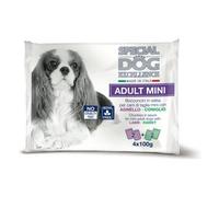 Alimento bocconcini salsa cani adulti SPECIAL DOG EXCELLENCE agnello e coniglio ( Multipack 4x100 gr ) 6170A