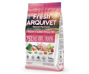 Alimento per cani Arquivet con pollo fresco e pesce di mare, 10 kg