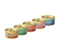 ALIMENTO PER GATTI 'MOUSSE' salmone e gamberetti - gr 85 24 PZ