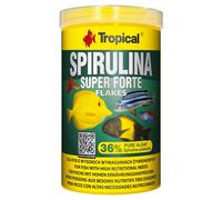 ALIMENTO PER PESCI SUPER SPIRULINA FORTE 36% 1000ML / 200G PER ESIGENZE NUTRIZIO