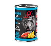 Alimento Umido cane - Salmone e ananas - Alpha Spirit 400 g (Pacco da 6)