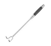 Alimento versatile di Flipper dell'acciaio inossidabile del gancio della carne con le pentole di legno della maniglia per il gancio all'aperto