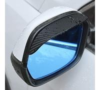 ALIMRVO 2 Pezzi Specchio Laterale Parapioggia per VW Polo 6N1 6N2 (1994-2001), Auto Specchietto Retrovisore Parapioggia Accessorio Auto Pioggia