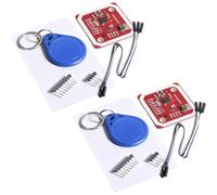 Alinan 2pcs PN532 NFC NXP RFID Modulo V3 Kit Near Field Communication Reader Module Kit I2C SPI HSU con S50 Scheda Bianca Chiave Card per Arduino Raspberry Pi Smart Phone FAI DA TE Android Phone