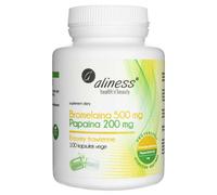 Aliness Bromelina 500 mg Papaina 200 mg, 100 capsule
