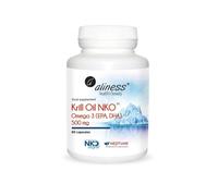 ALINESS Olio di Krill NKO 500 mg - Omega-3, EPA, DHA, Cuore - 60 Capsule