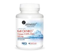 ALINESS Olio di Krill NKO 500mg 60 cps - Omega-3, EPA, DHA, Cuore