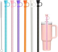 ALINK Confezione da 12 tappi di ricambio per cannucce e coperture per 40 oz Stanley Adventure Travel Tumbler Cup, riutilizzabili, compatibili con 40oz 30oz 20oz 14oz Stanley