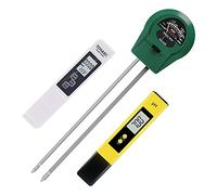 ALINREDBX Misuratore di pH 3 in 1 per giardino, tester del suolo, tester TDS per umidità del suolo delle piante, per uso domestico e in laboratorio