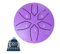 ALINUOYQ Drum di pioggia da giardino for tamburi for lingua Rainlay fuori da Rainlay 6 Note Mini Handpan Cells di pioggia fuori dal Giardino Punch, regalo musicale for bambini e adulti