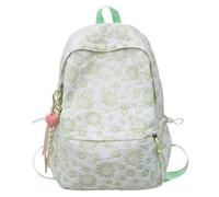 ALINUOYQ Zaino floreale, Zaino con fiori per ragazze, Borse con pendente centrale con margherite, ideale per shopping e appuntamenti