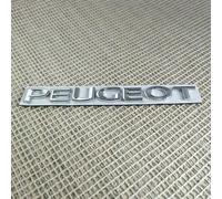 ALINZO Adesivo Decorazione Baule Posteriore Auto, Decalcomania Emblema Distintivo, Accessori Esterni Retrofit Styling, per Peugeot 3008 308 2008 208 408 4008 GT 5008 307 508 206 207 301,Silver