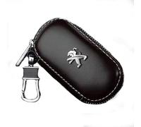 ALINZO Pelle, Custodie per Chiavi Auto, Portachiavi con Telecomando, Portachiavi, Accessori Decorativi, per Peugeot 3008 2008 208 108 4008 301 508 408 5008 207 107 4007,Coffee