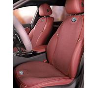 ALINZO Set Personalizzati Coprisedili per Auto, Cuscini Seduta in Seta Ghiaccio Traspiranti e Antiscivolo Anteriori Posteriori, Accessori Decorazione Interni, per Alfa Romeo Giulietta 2015-2020,Red