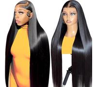 Alionly Parrucca Capelli Veri Umani Straight 13x4 HD Lace Front Wig Human Hair Wear And Go Glueless Wigs Pre Plucked With Baby Hair Parrucca frontale in pizzo brasiliano 32pollici
