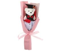 Alipis 1 Mazzo Bouquet Diplomati Decorazione Rosa Adorabile Accessorio Foto