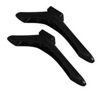 Alipis 1 Paio Supporto Della Televisione Stand Tv Del Soggiorno Base Porta Tv Da Tavolo Basamento Televisivo Fornitura Televisiva Base Da Tavolo Per Televisori Nero Lega Di Alluminio