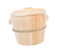 Alipis 1 Pc botte di riso al vapore spaghetto Piroscafo coperchio Secchio macchina immediato caldo kitchen secchiello coprifilo barile botti vaporiera di riso vaporiera da cucina di legno