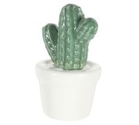 Alipis 1 Pc ornamento di cactus centrotavola di cactus miniatura figurine d'arte cactus led cameretta car arredamento vegetale il modello di cactus decorativo ornamento in ceramica